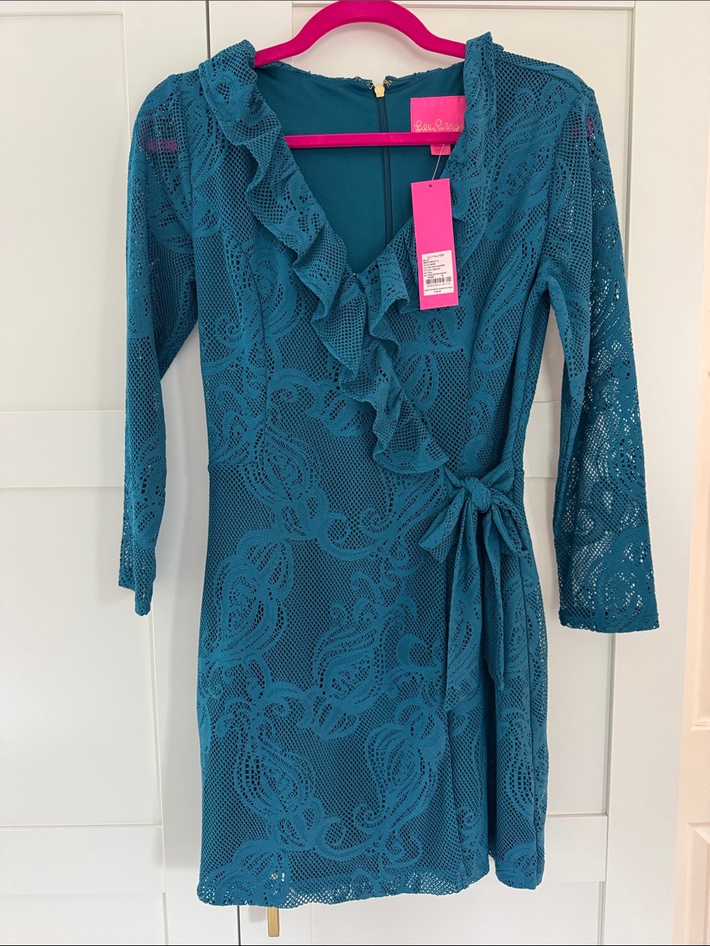 Lilly Pulitzer Tiki Wrap Ruffle Romper- Women's